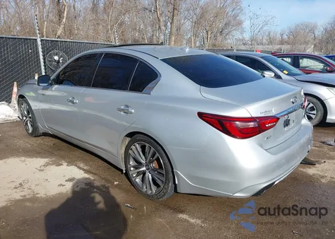 2018 Infiniti Q50 3.0T Sport z USA, uszkodzony, nr VIN JN1EV7AR6JM432537